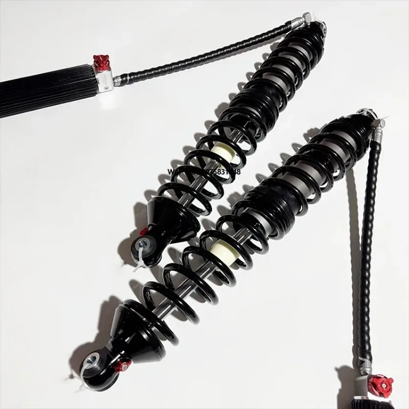 14 Inch Double Twisted Thread 2.5 Pipe Diameter Black Compression Adjustable in 8 Sections 4x4 Off-road