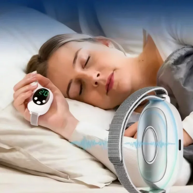 New Microcurrent Sleep Aid Device EMS Sleep Aid Machine Sleep Instrument for Insomnia Stress Anxiety Relief Palm Pulse Massager - view 6