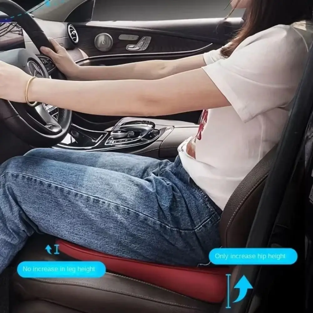 

Breathable Car Booster Seat Cushion Non-slip Removable Auto Height Boost Mat Portable Comfortable Support Increased Seat Pad