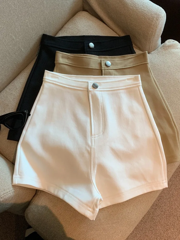 Fashionable High-Waist A-Line Casual Pants Elastic Slimming Summer New Style Trendy Design Sensation Spicy Girl Short Shorts