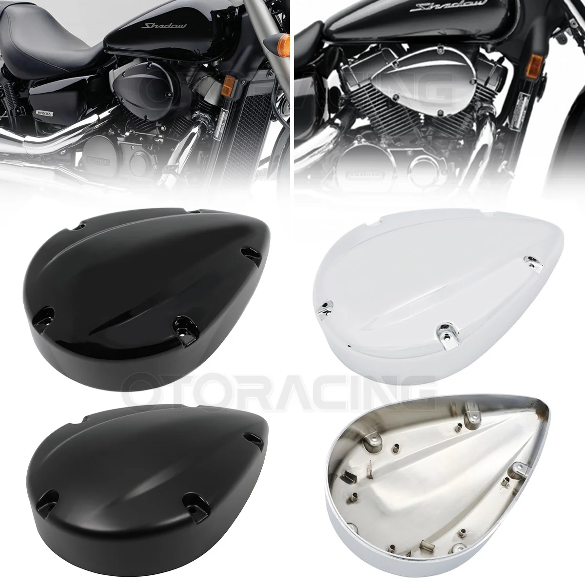 

Motorcycle Air Cleaner Cover Air Filter Cap For Honda Shadow Aero 750 VT750 VT750C C2 Spirit VT750RS Phantom 2004-2017