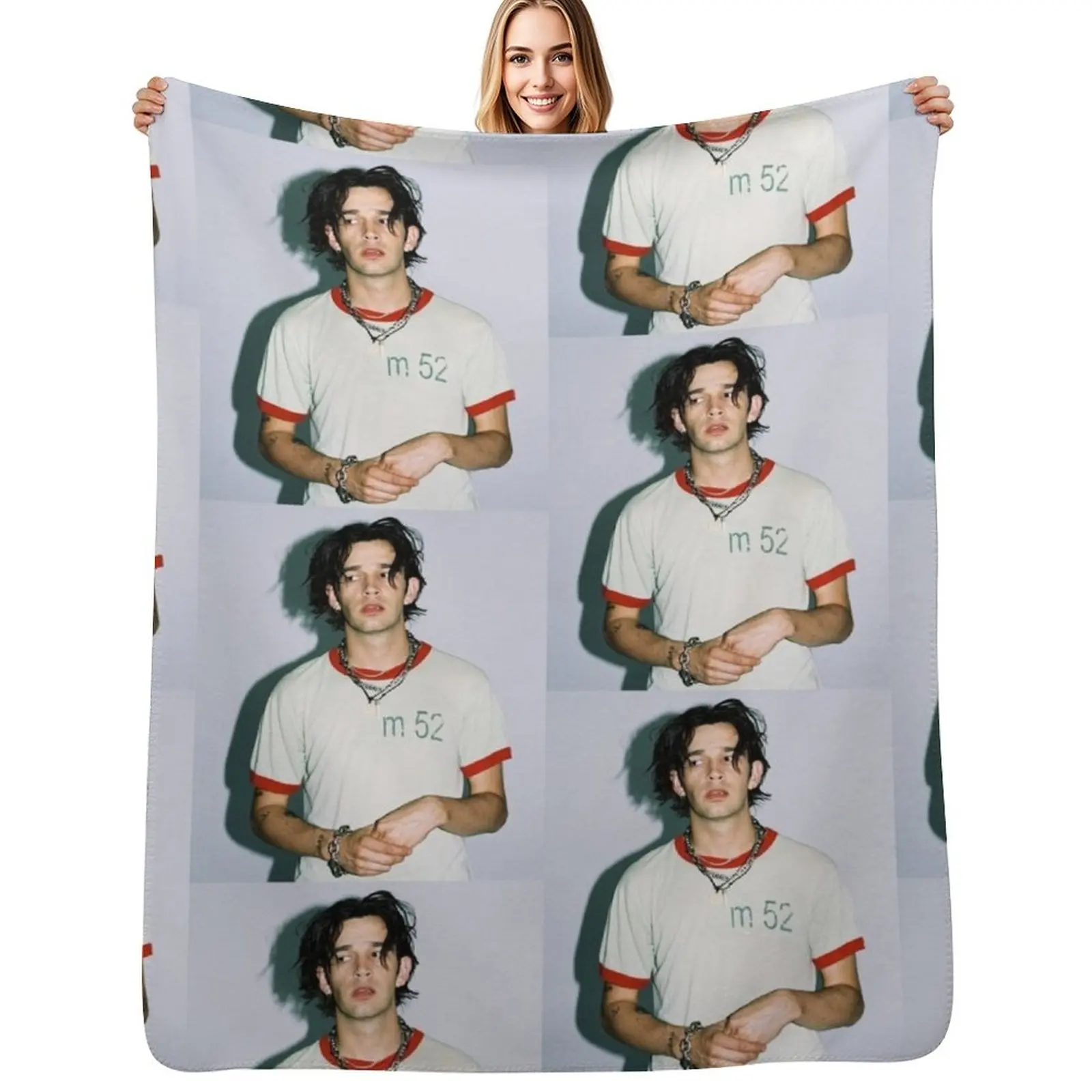 

Matty Healy Throw Blanket Cozy Throw Blanket Birthday Gift for Him Her