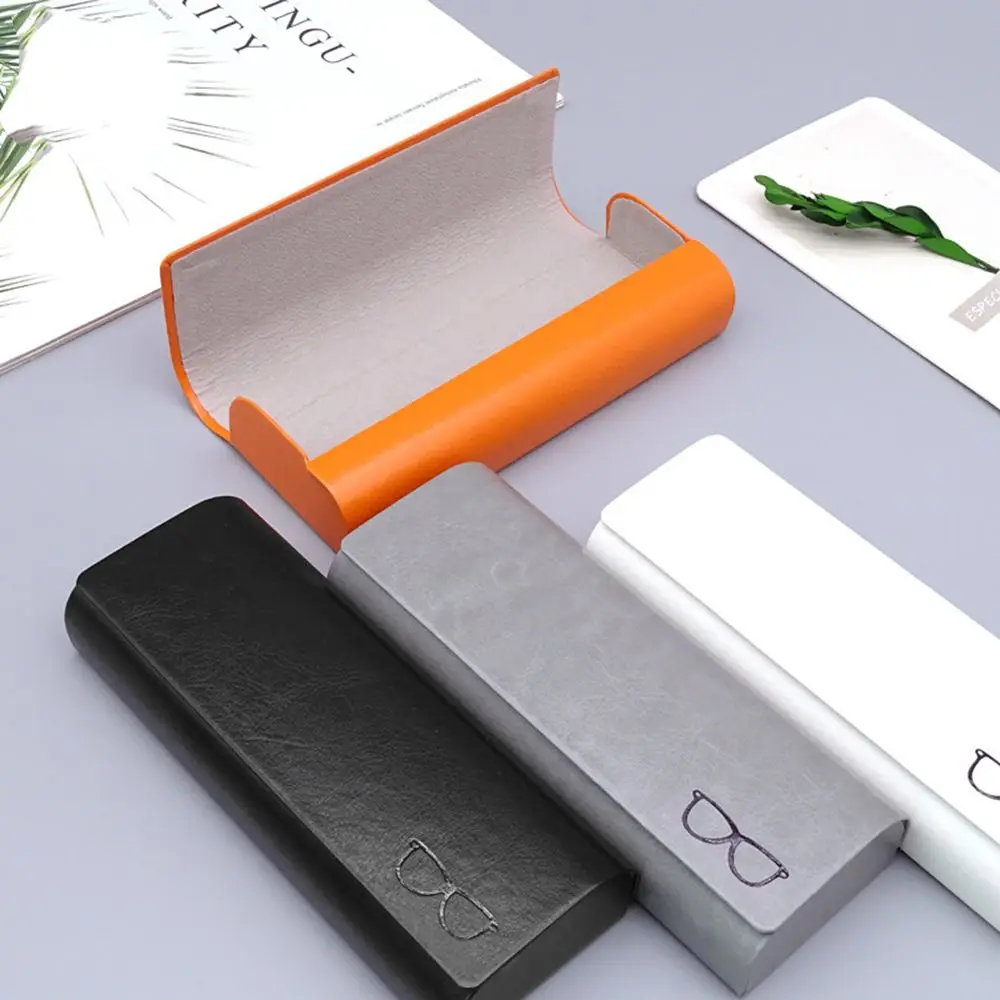 シンプルなメガネ収納ボックス女性落下防止圧力男性メガネケースサングラスボックス眼鏡プロテクターケース眼鏡ホルダー