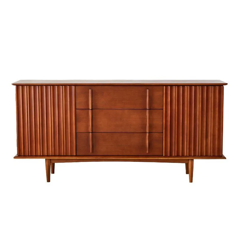 LTT retro solid wood boxwood tea and dining side cabinet living room against the wall antique storage locker