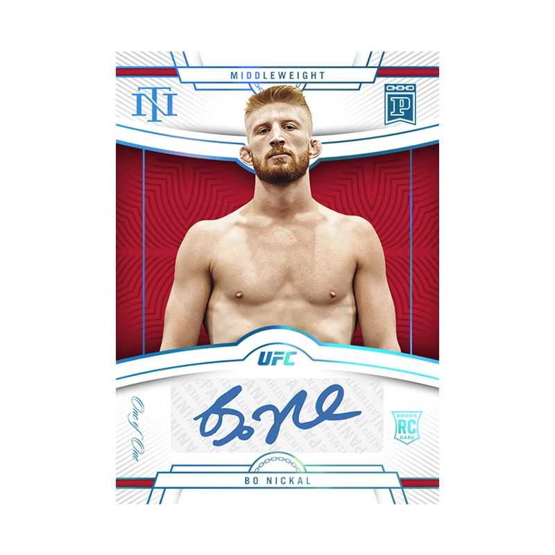 Panini UFC National Treasures Series Diy Homemade Khabib Nurmagomedov Khamzat Chimaev Bo Nickal Collection Card Toys Gift - view 2