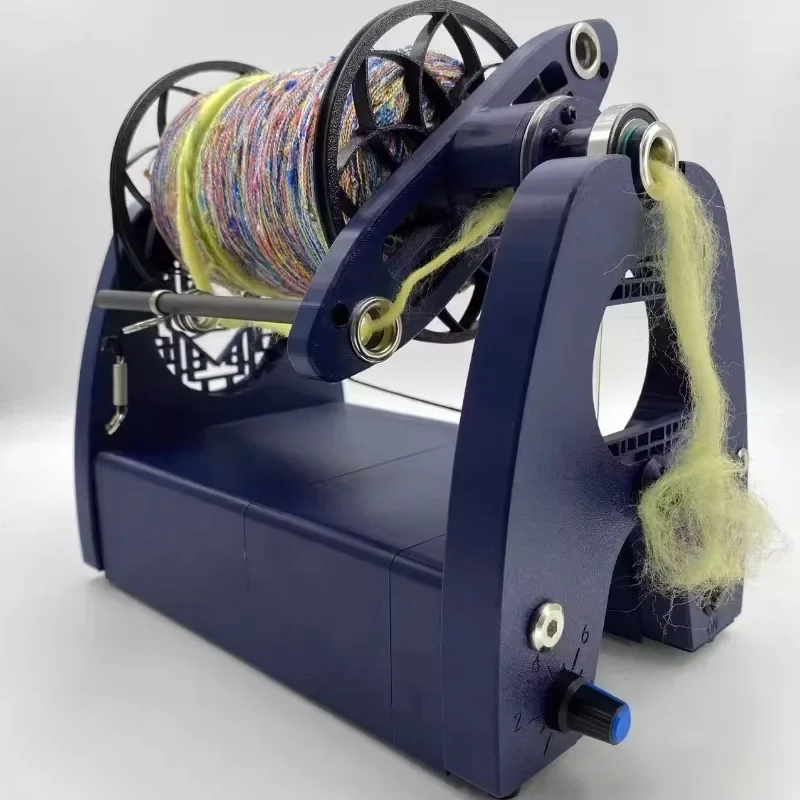2026 Jiangnan Version of Large Spinning Wheel Electric Spinning Machine Plant Fiber Pet Hair Hand Spinning Art Thread