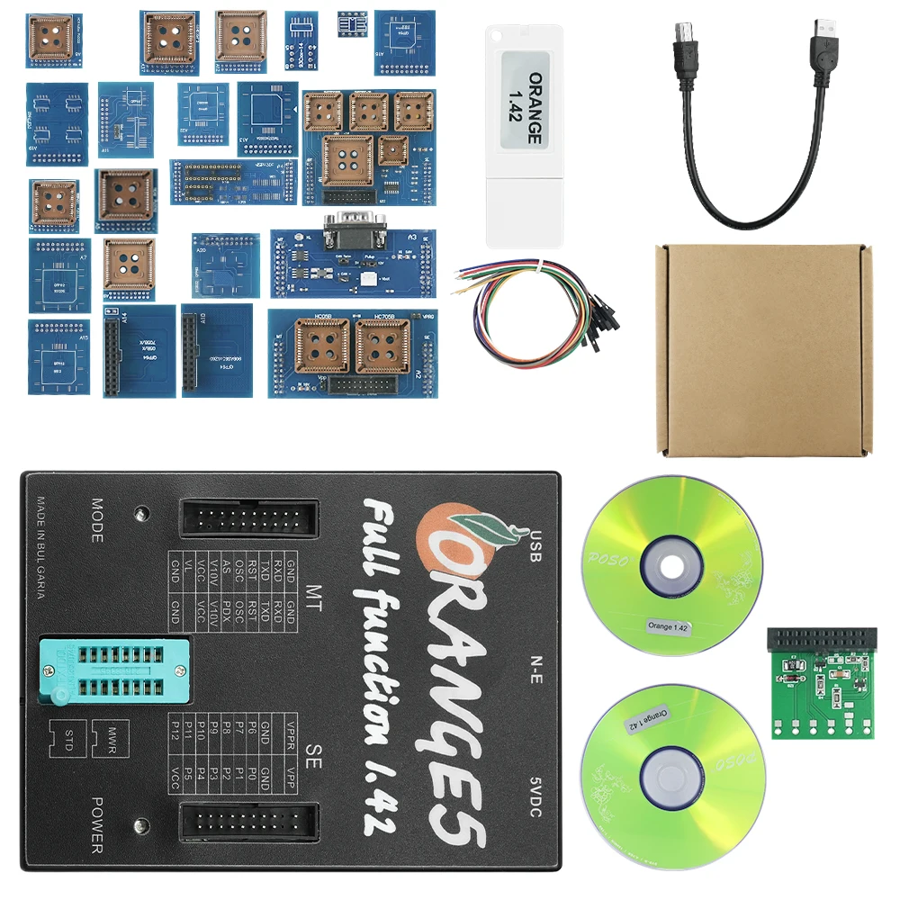 مبرمج Orange 5 V1.42 V1.38 عالي الجودة Orange5 plus V1.36 ومحول البرمجيات Orange 5 #2