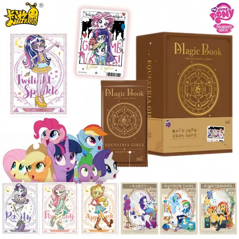 

Коллекционная карточная книга KaYou My Little Pony: Оригинальная аниме-коллекция, персонажи Sonic Boom, подарки для детей на праздники