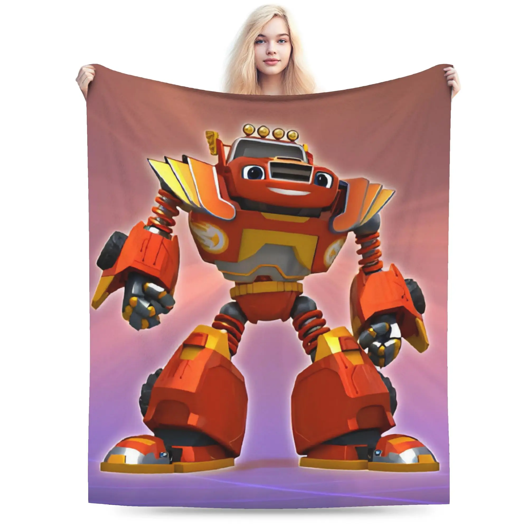 Blaze and the Monster Machines Blanket Multiple Sizes Cozy and Lightweight  Throw Blankets for Couch Sofa and Bed