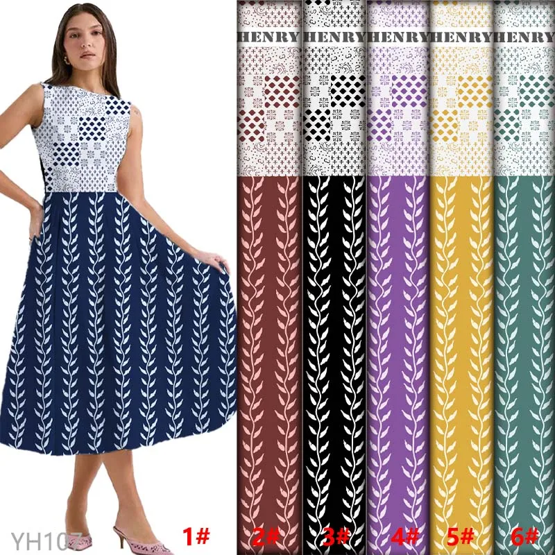 

Лидер продаж, блестящая гладкая 100% полиэстер, шифоновая ткань с цветочным принтом, женская ткань для платья