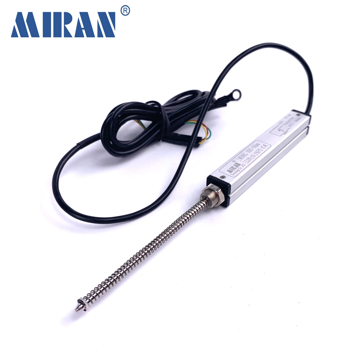 MIRAN KSC Stroke 5-100mm Miniature Automatic Reset Linear Displacement Sensor Position Transducer Electronic Ruler Output