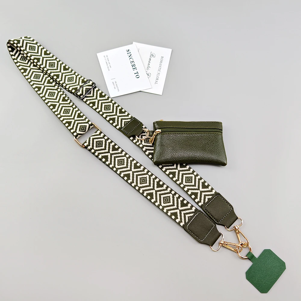 Adjustable 2-in-1 Mobile Phone Lanyard Strap, Gift