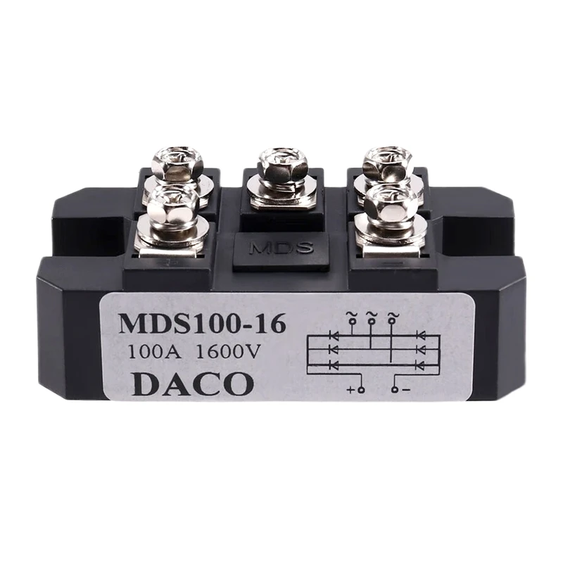 Three-Phase Rectifier Module MDS100-16 MDS100A1600V Three-Phase Bridge Rectifier