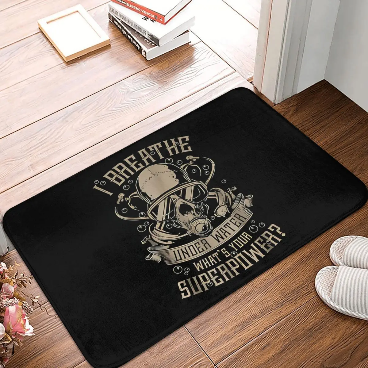 Scuba Diving I Breathe Under Water Bedroom Mat Diver Doormat Living Room Carpet Outdoor Rug Home Decor