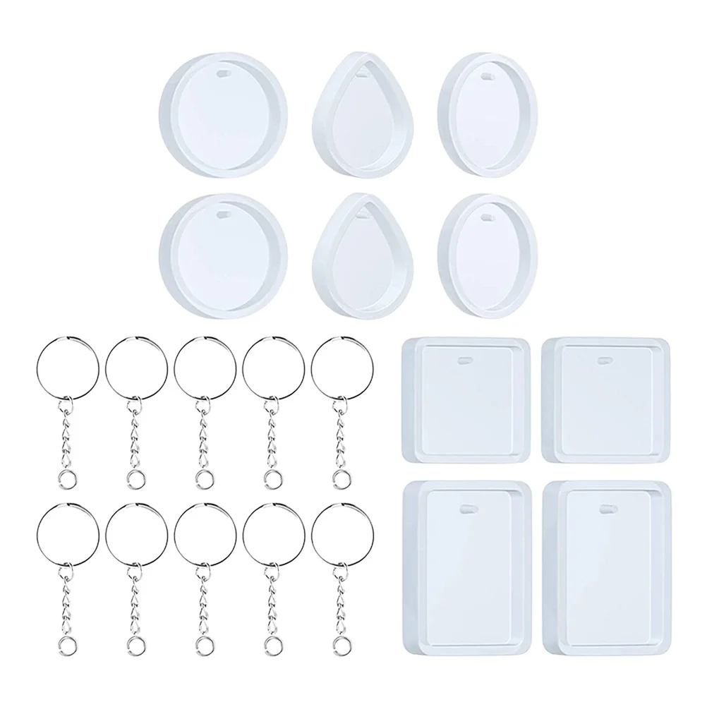 

1 комплект, силиконовая форма для подвески, набор для самостоятельного изготовления ювелирных изделий для поделок, брелок, подвески с кристаллами, цветами, блестящие наполнители, пространство