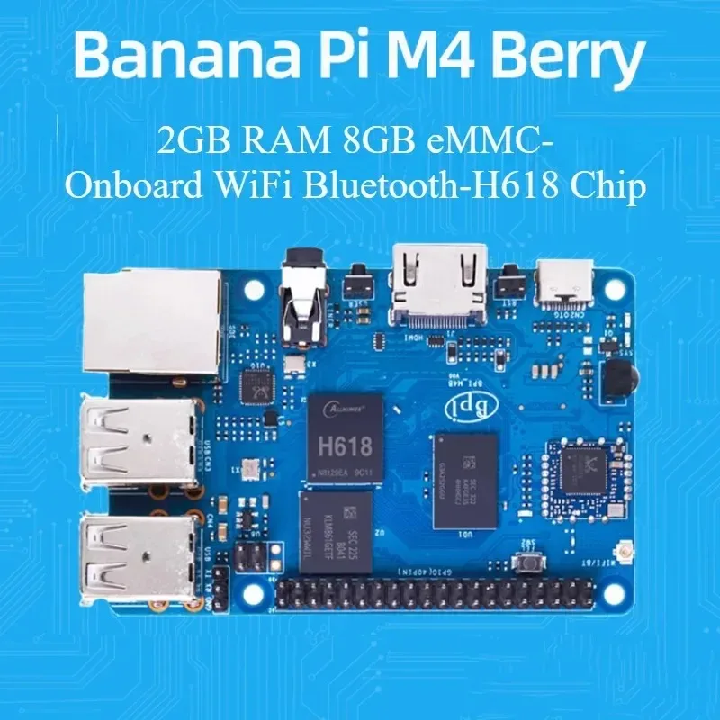 Banana Pi Banana Pi BPI-M4 베리 개발 보드 오픈 소스 라우터 Allwinner H618 Bluetooth Wifi