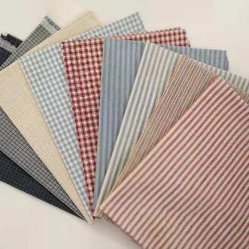 일본 원사 염색 원단, 레드, 베이지, 블랙 색상, DIY 수제 패치워크 원단, 100% 면 천 묶음, 50x70cm, 무료 배송 