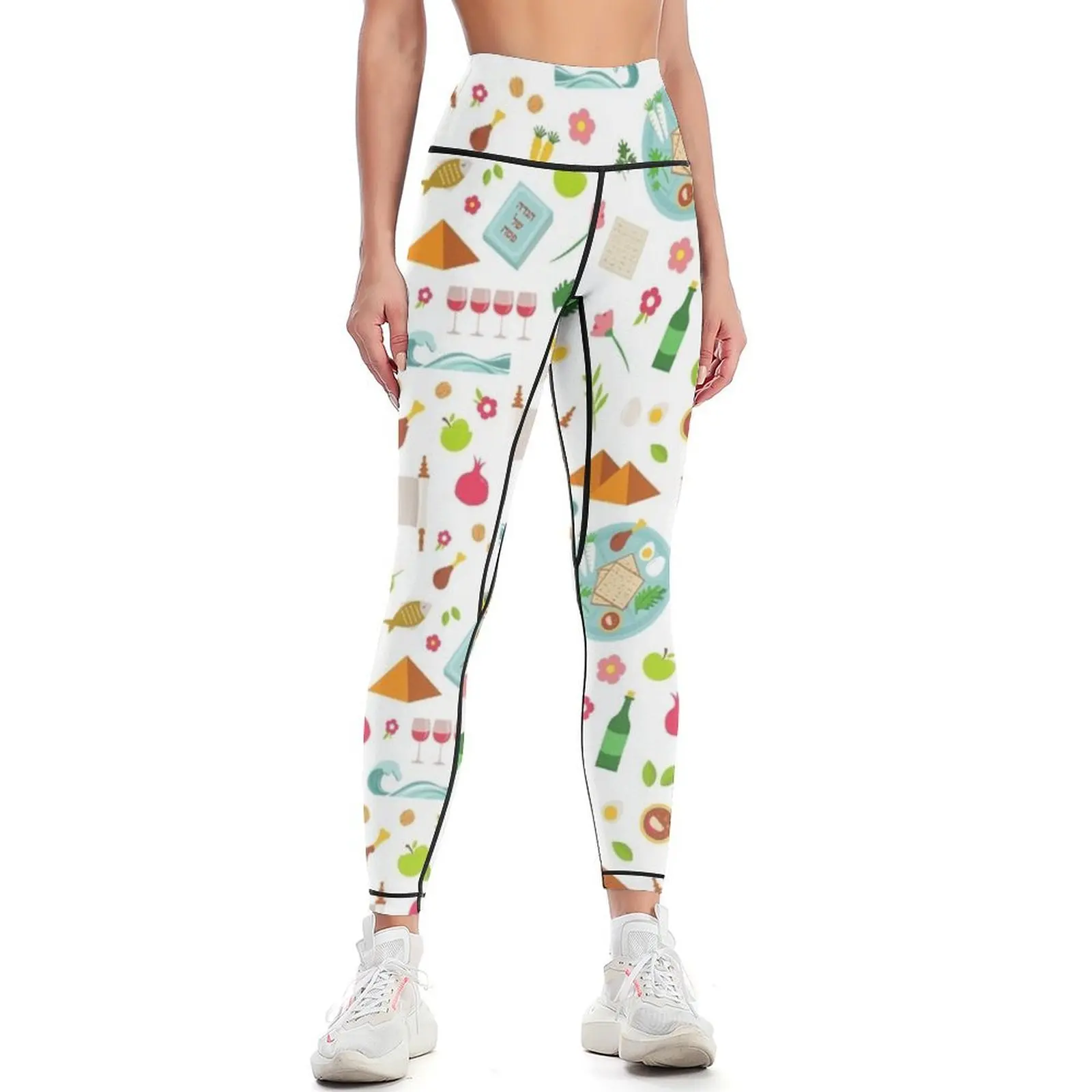 Icons of Passover Leggings Sports pants woman Tight fitting woman sportswear gym Female legging pants Womens Leggings