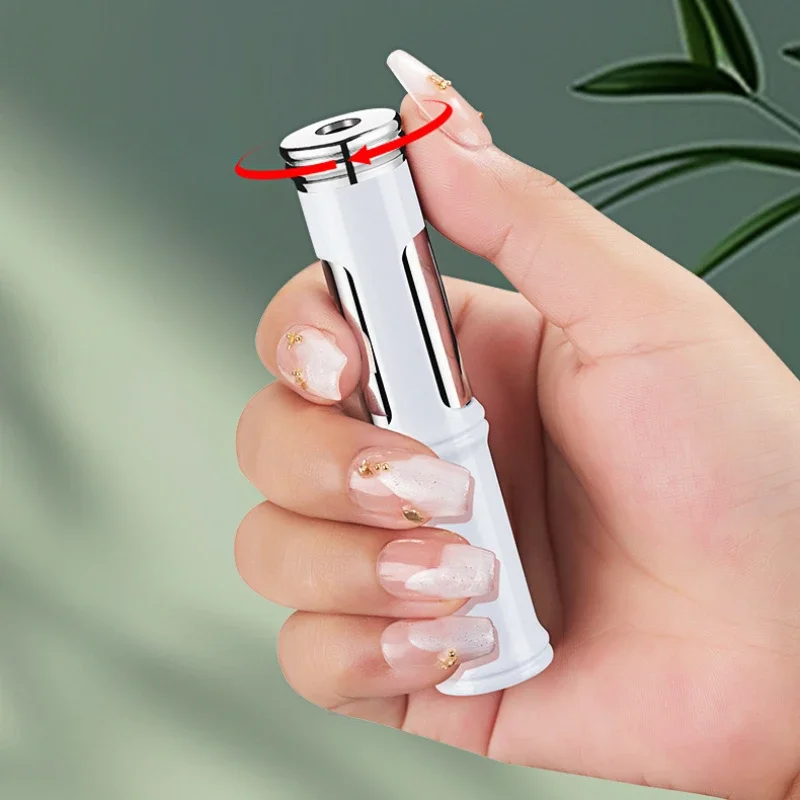 Cigar Igniters Metal Windproof Red Fire Butane Inflatable Lighter Open Flame Smoke Cigarettes Lighters and Smoking Accessories