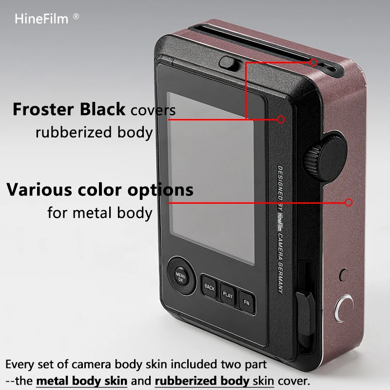 Hinefilm Skin for Leica Sofort 2 Camera Decal Skins Sofort2 غطاء حماية لملصق الكاميرا