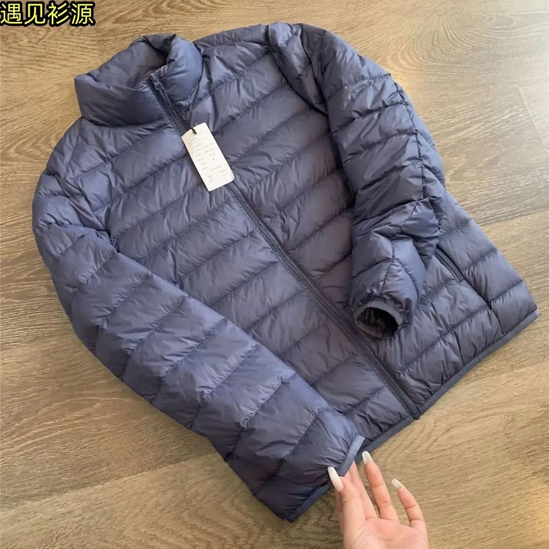 

Ultra-Light down Cotton Jaet Men's Large Size Autumn Winter Thin Warm Cotton Clothes No Brand Registered Trademark