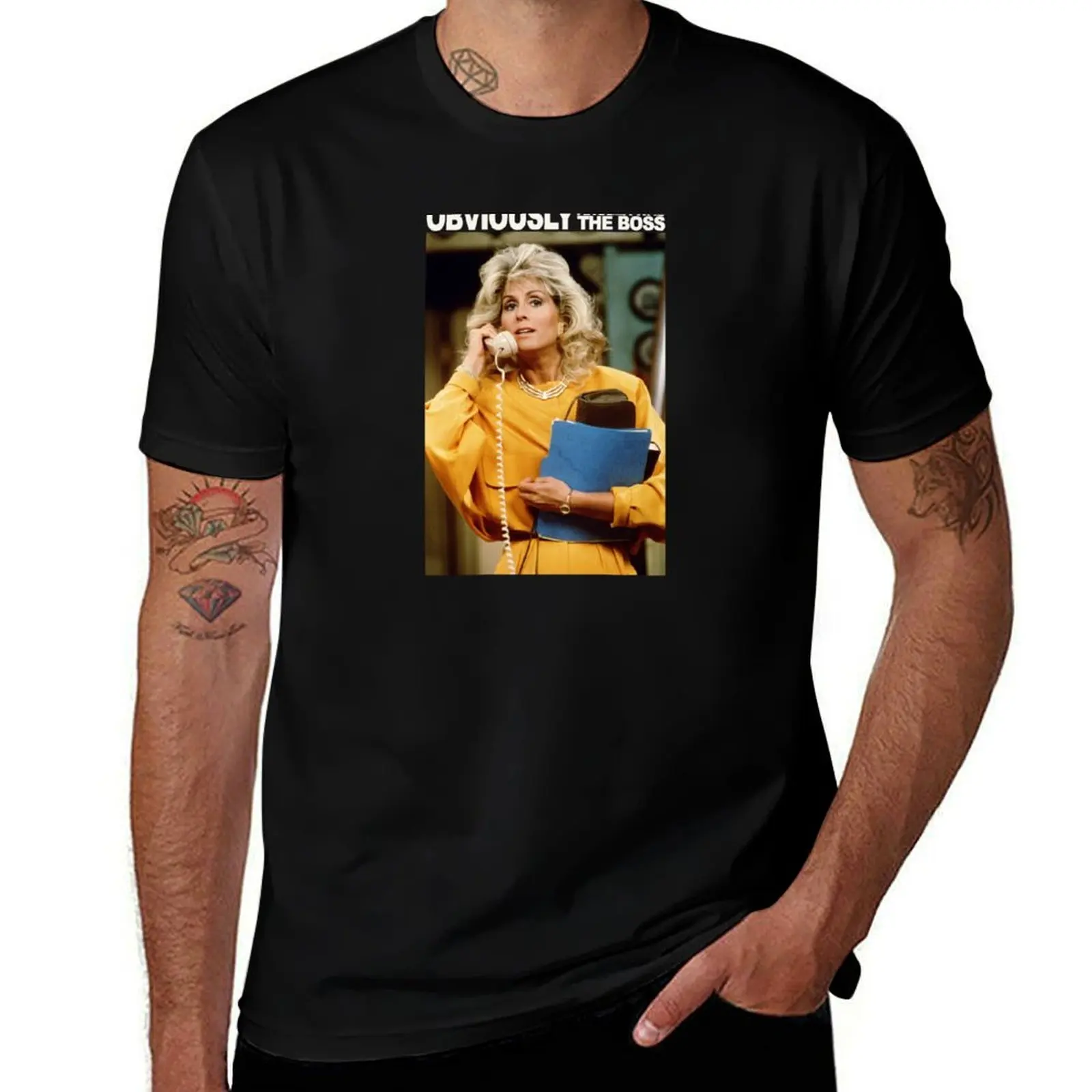 Who's The Boss? Angela was obviously The Boss. T-Shirt Basic Solid Tee for Daily Use