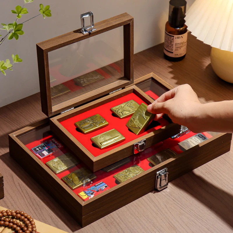라이터 보관함, 방풍 디스플레이 랙, 수집 상자, 전시 디스플레이, 투명 방진 고급 정리 상자