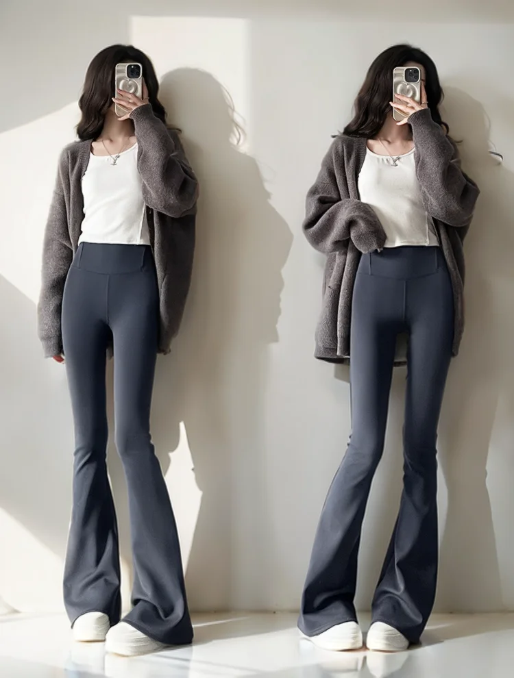 White Leggings Woman Popular Brown High-End Purple Gradient Yogawear Silver Trend Fall Extended Sizing High-Stretch Sexy Ladies'