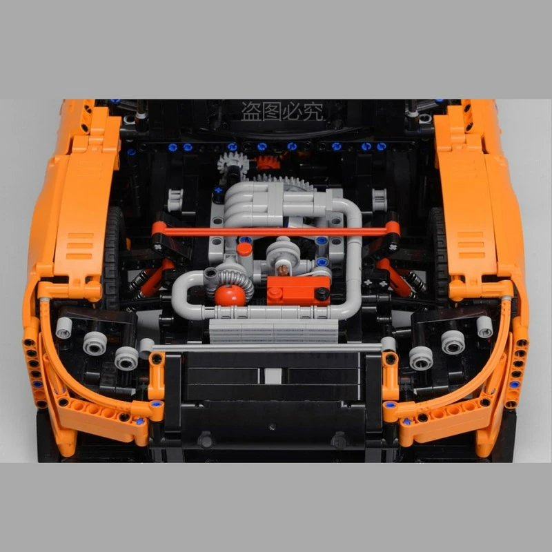 In Stock MOC-57488 Building Blocks Bricks RX-7 -Veilside Fortune Sports Car DIY Assembly Children\'s Education Kids for Toys Gift