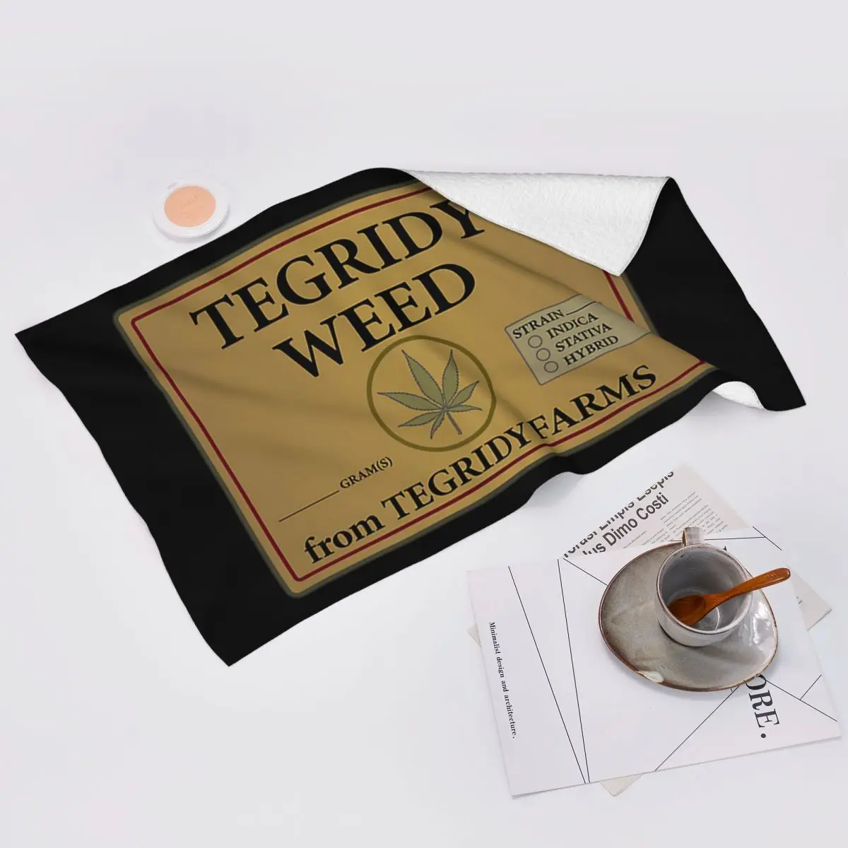 Custom Tegridy Weed From Tegridy Farms Soft Face Towel Quick Dry Pool Bath Cotton Towels Breathable