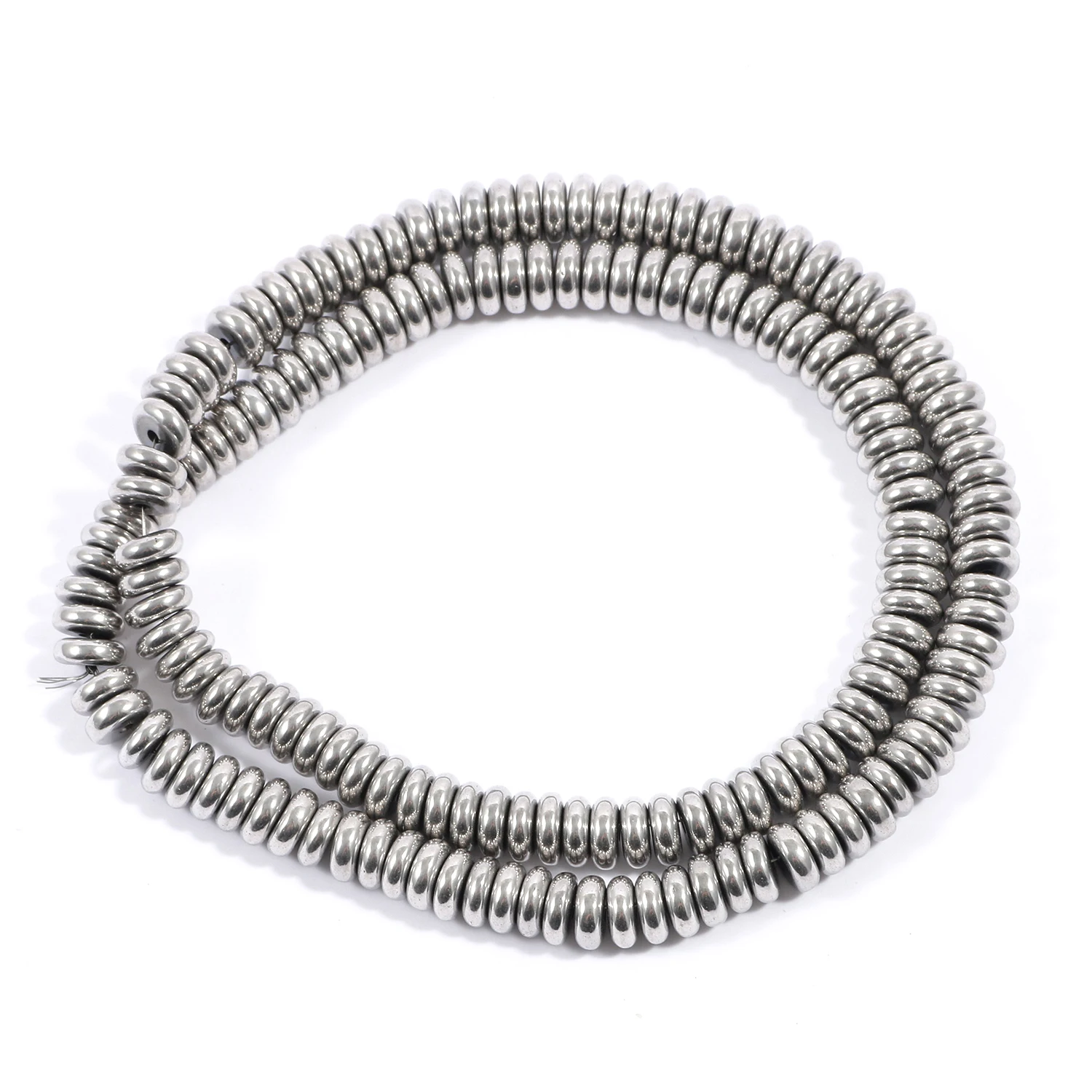 AAA+ Rhodium-Hämatit-Perlen, Natürliche Unregelmäßige Geometrische Säulen- und Herzförmige Steinperlen für Schmuckherstellung, Armbänder, Halsketten, 15 Zoll – Detail 9