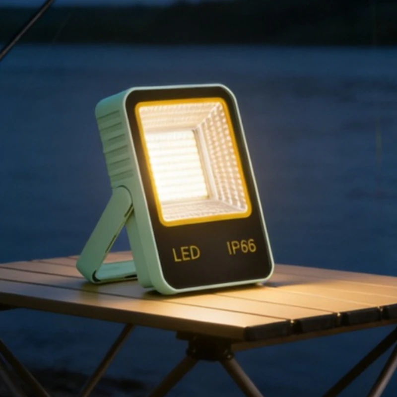 Powerful Flashlight LED Emergency Lamp Camping Lantern High Brightness Rechargeable LED Tent Light with Magnet Power Bank Repair