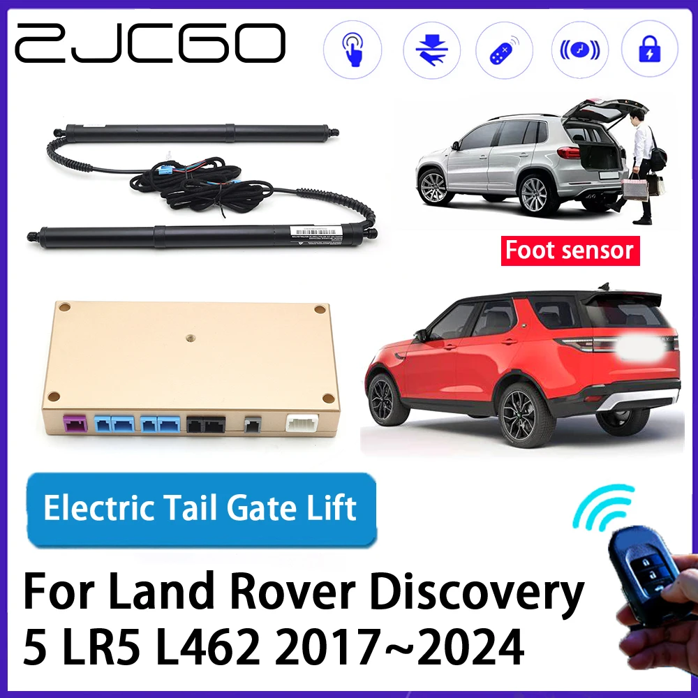 

ZJCGO Car Auto Trunk intelligent Electric Tail Gate Lift Automatic Tailgate Opener for Land Rover Discovery 5 LR5 L462 2017~2024