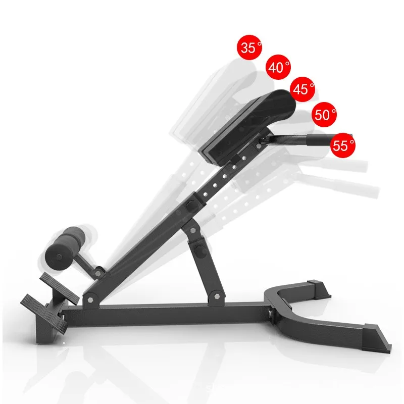 2024 new style Ab Bench Roman Chair 45 Degree Hyperextension Abdominal Bench Gym Exercise