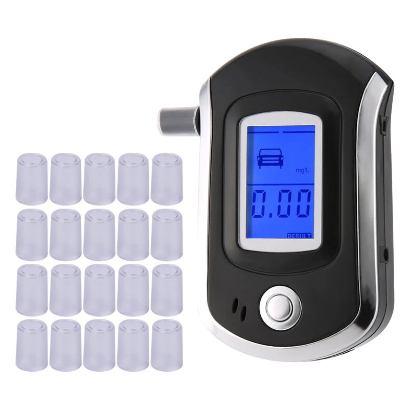 200/500pcs/lot at6000 Digital Breath Alcohol Tester Breathalyzer\'s Mouthpieces Blowing Nozzle for Keychain Alcohol Tester