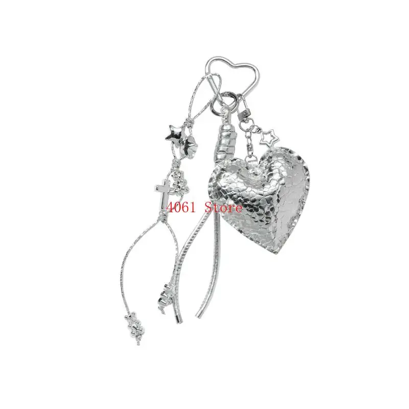 حبل مضفر حقيبة سلسلة المفاتيح سحر حقيبة يد معلقة حلية حقيبة الملحقات حقيبة الظهر قلادة سحر للنساء الفتيات الهدايا #3