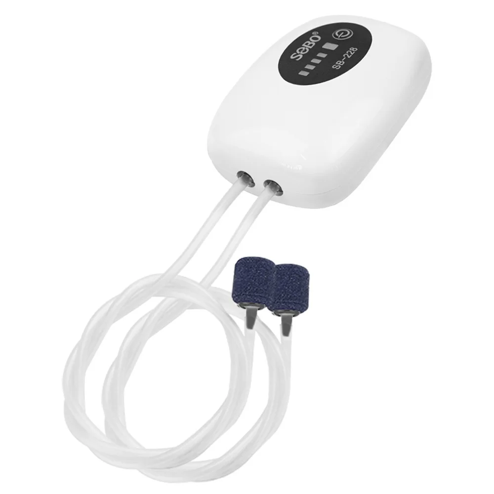 

Fish tank aerator pump, portable fish farming dual-use, small outdoor fishing dedicated USB AC/DC aerator pump