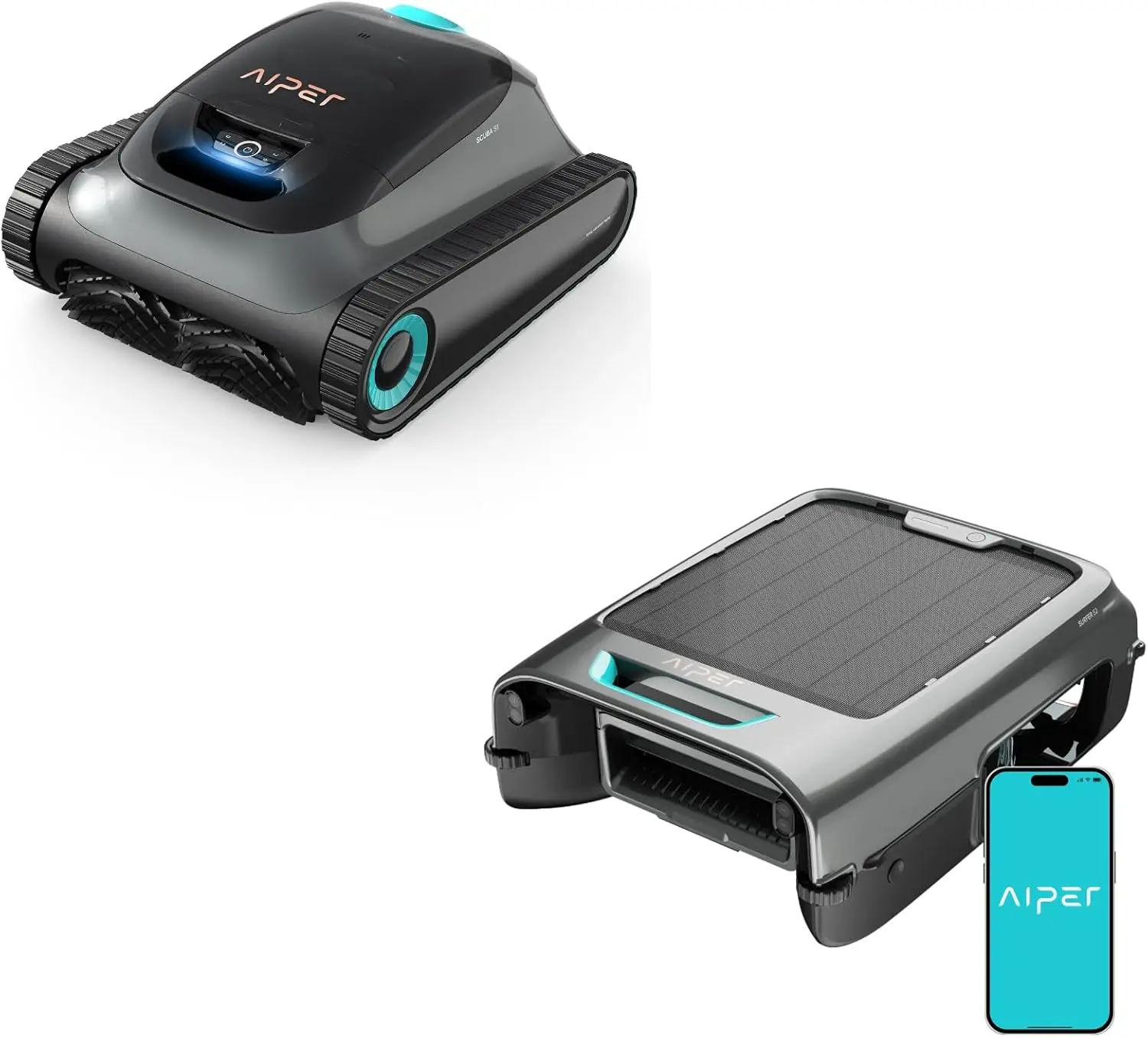 

HOT-SELLING NEW Scuba S1 Robotic Pool Cleaner & Surfer S2 Solar Pool Skimmer Bundle Comprehensive Pool Cleaning