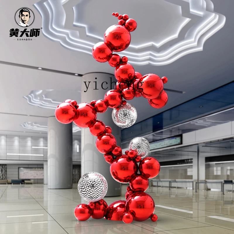 

XL living room entrance large floor ornament light luxury high-end creative decoration exhibition hall decoration