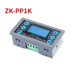 ZK-PP1K Dual Mode LCD PWM Signal Generator 1-Channel 1Hz-150KHz PWM Pulse Frequency Duty Cycle Adjustable Square Wave Generator