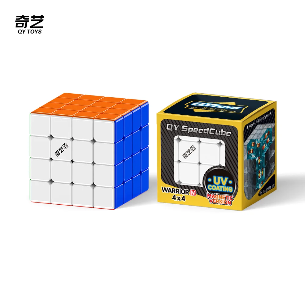 

[Picube] QiYi Warrior M 4x4 Магнитный скоростной кубик 4x4x4, профессиональная головоломка для соревнований
