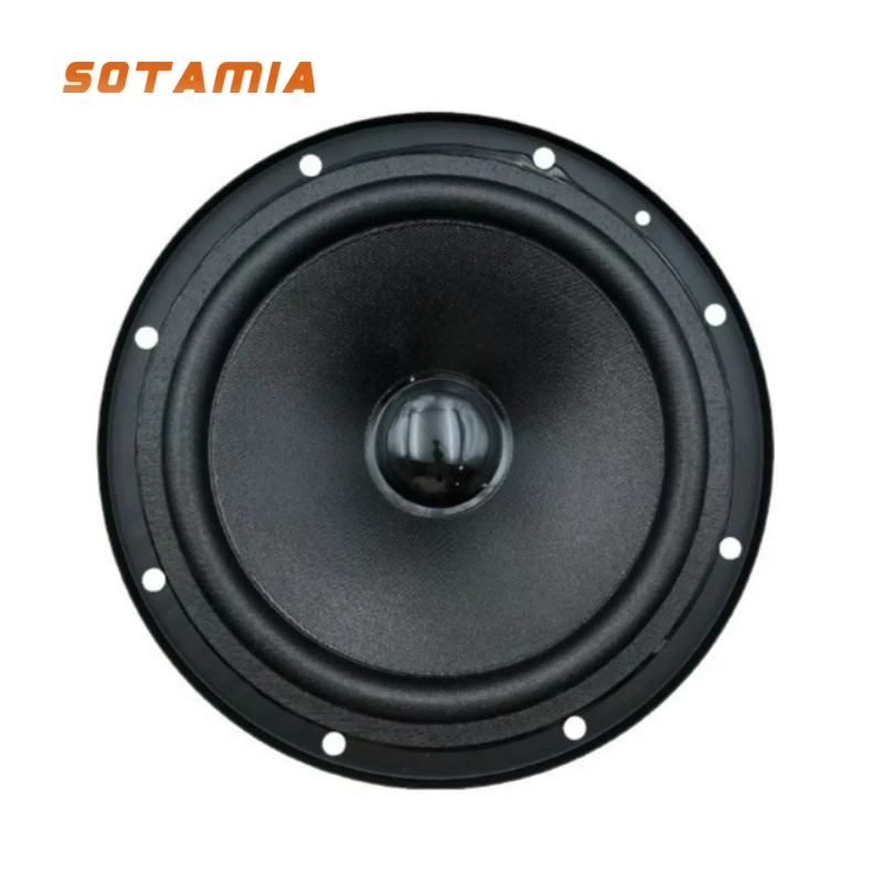

SOTAMIA 1Pcs 6.5 Inch Mid Bass 8 Ohm 30W Positive Hemming Bracket Paper Cloth Edge Basin Waterproof External Magnetic Speaker