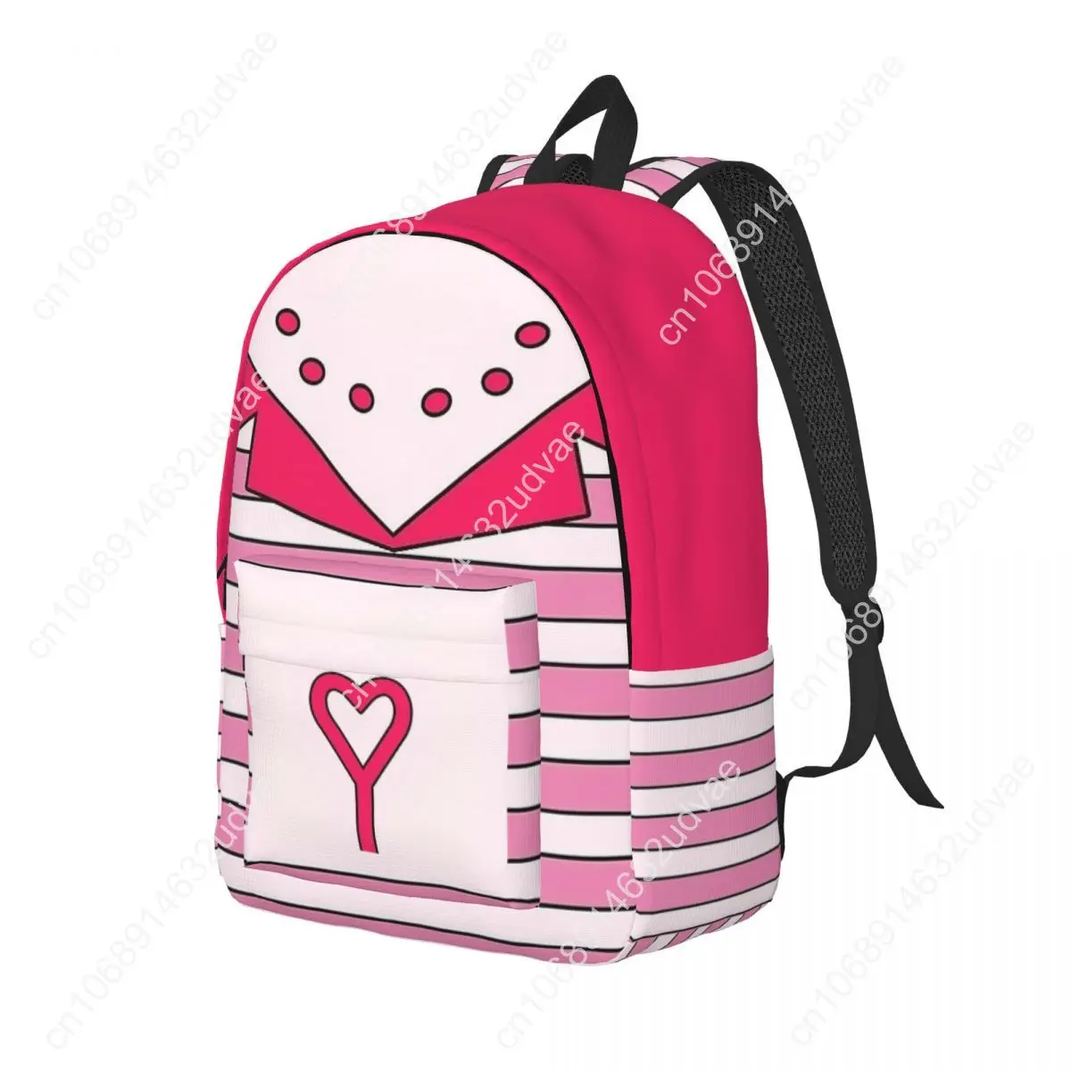 Angel Dust Hazbins Casual Backpack Durable Student Hiking Travel Daypack for Men Women College Canvas Bags