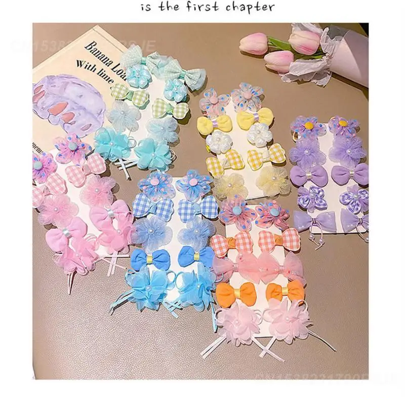 Bow Hairpin Flower Haircard Hair Bangs Clip