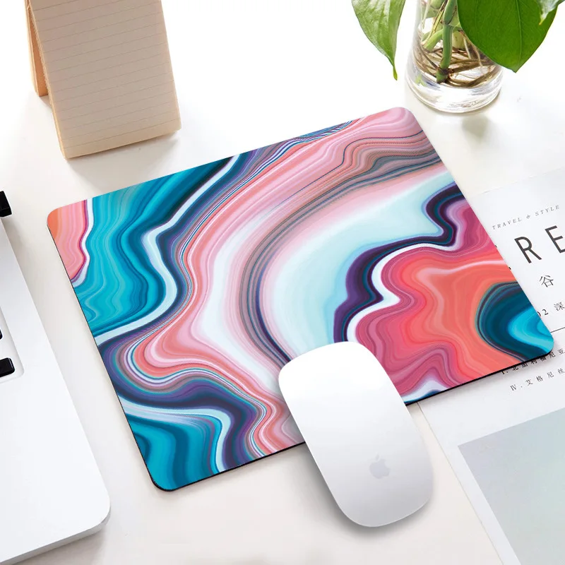 Mouse Mat Contrasting Colors Mousepad Luxury Office Organization Accessories for Desk Universal Table Pads Neutral Moise Pad