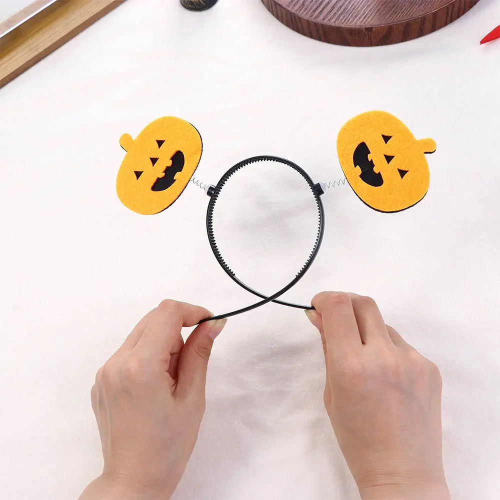 Accesorio de tela para fiesta de Halloween, Carnaval, decoración de fiesta de Pascua, aro para el pelo de murciélago para mujer, diademas de Halloween, diadema de araña para Halloween