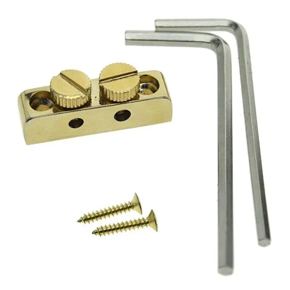 Electric Guitar Tremolo Headstock Mounted Key Metal Hex Wrench Holder Mounting Screws Tools Parts Guitar Parts Accessories