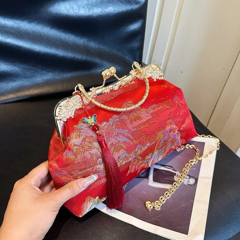 

Elegant Ladies Handbag Underarm Bag Crossbody Purse For School Campus Students