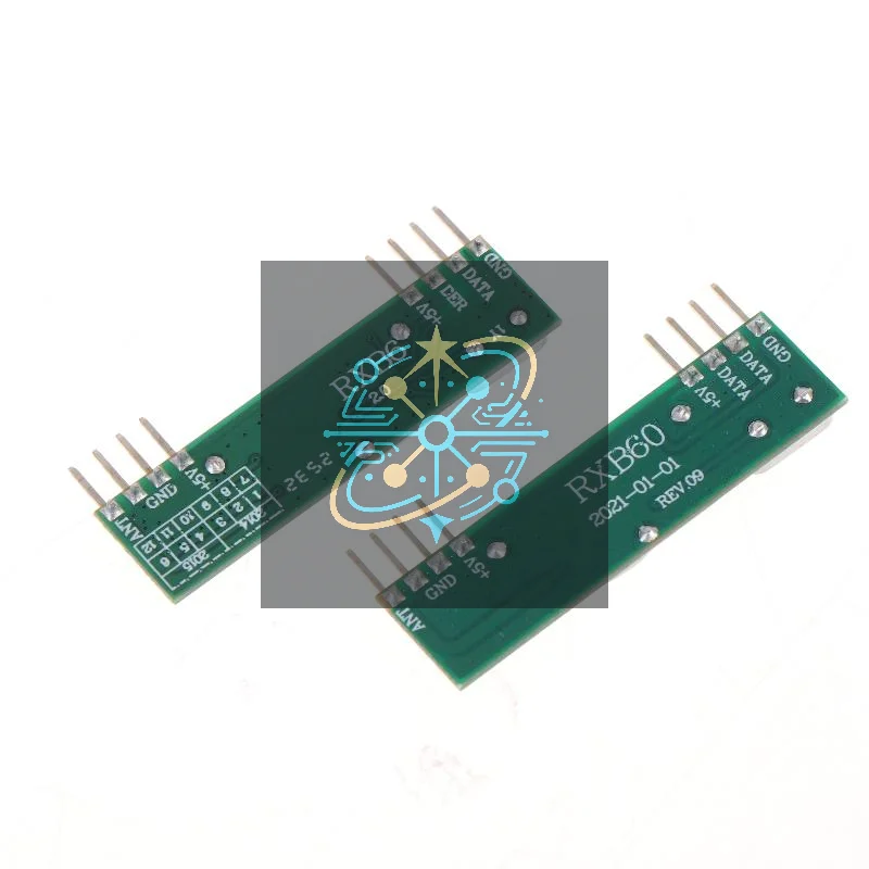 RXB60 Wireless Receiver Module, 315M 433Mhz Superheterodyne RF Receiver for ARM AVR Microcontroller, DIY Project Accessory