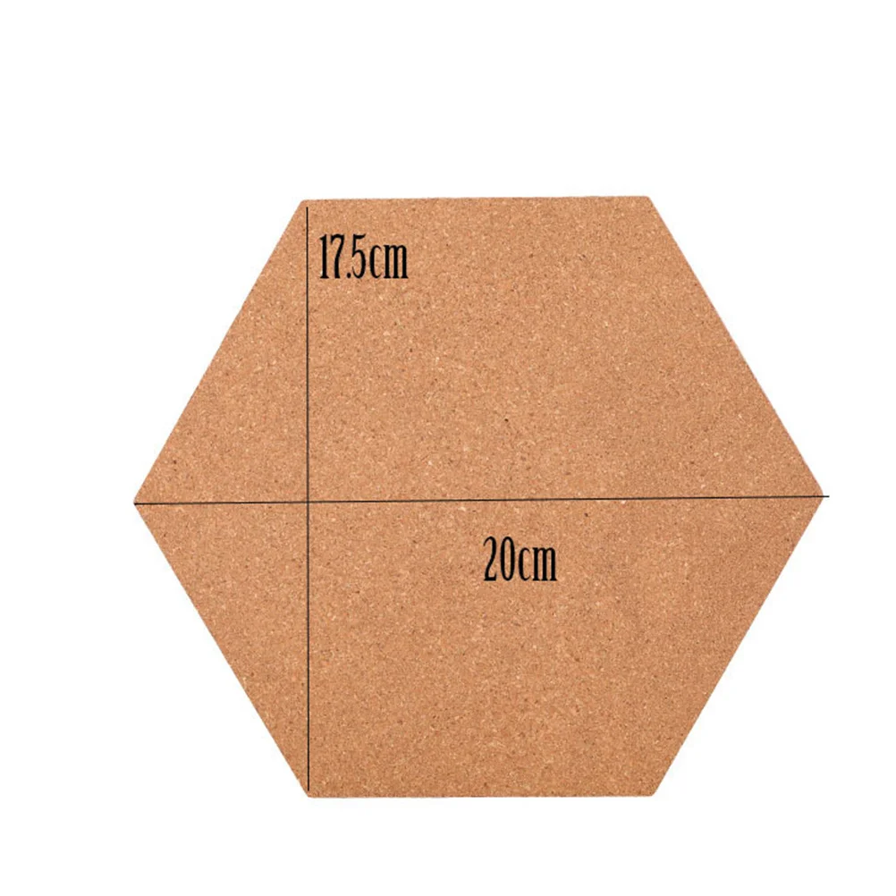 Placa de parede de foto de cortiça macia, exibição de aviso de mensagem autoadesiva, quadro de avisos para escritório escola café decoração de casa, memorando com 10 peças